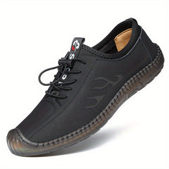 Men's Comfortable No Tie Sneakers Breathable Casual Walking Shoes