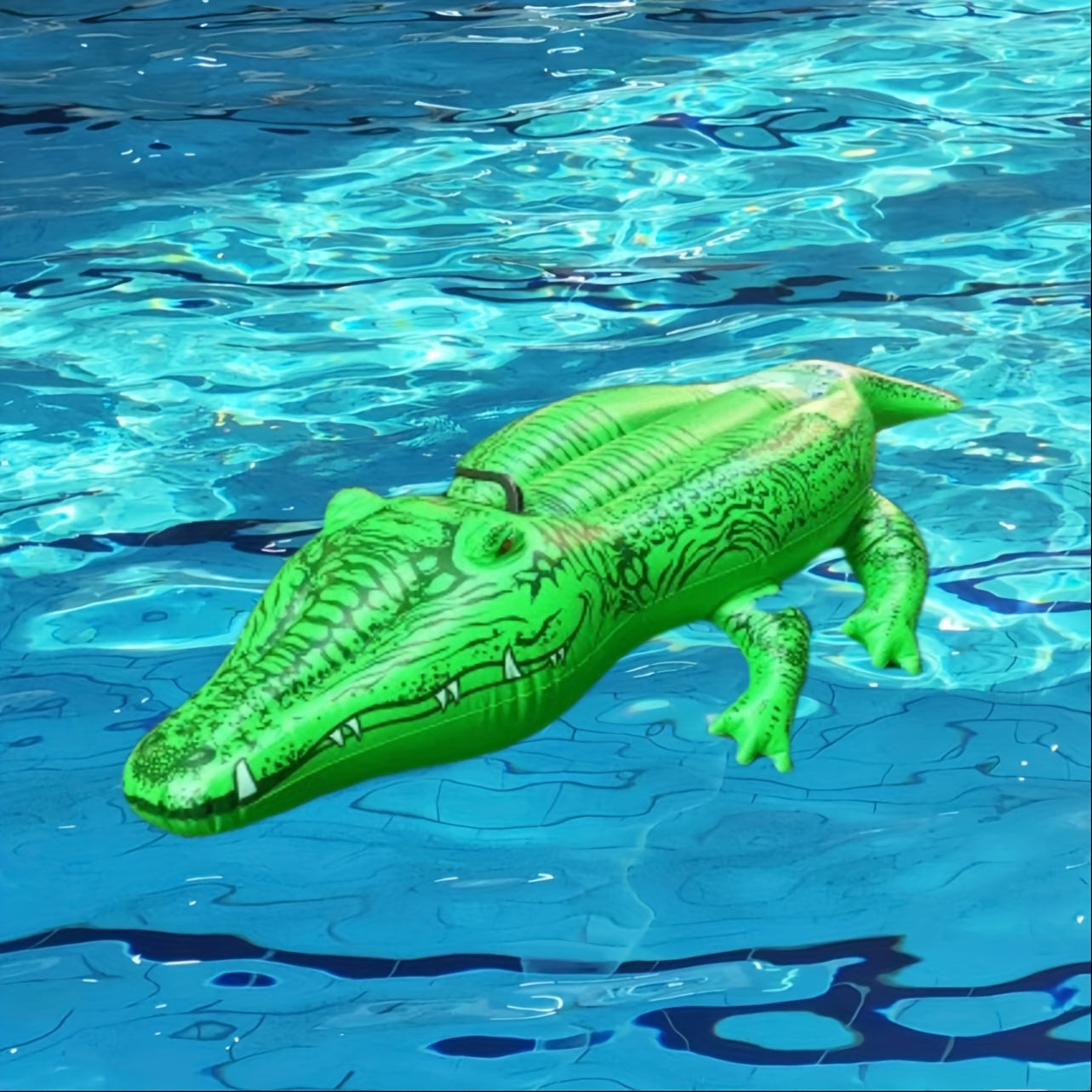 Giant Crocodile Inflatable Pool Float