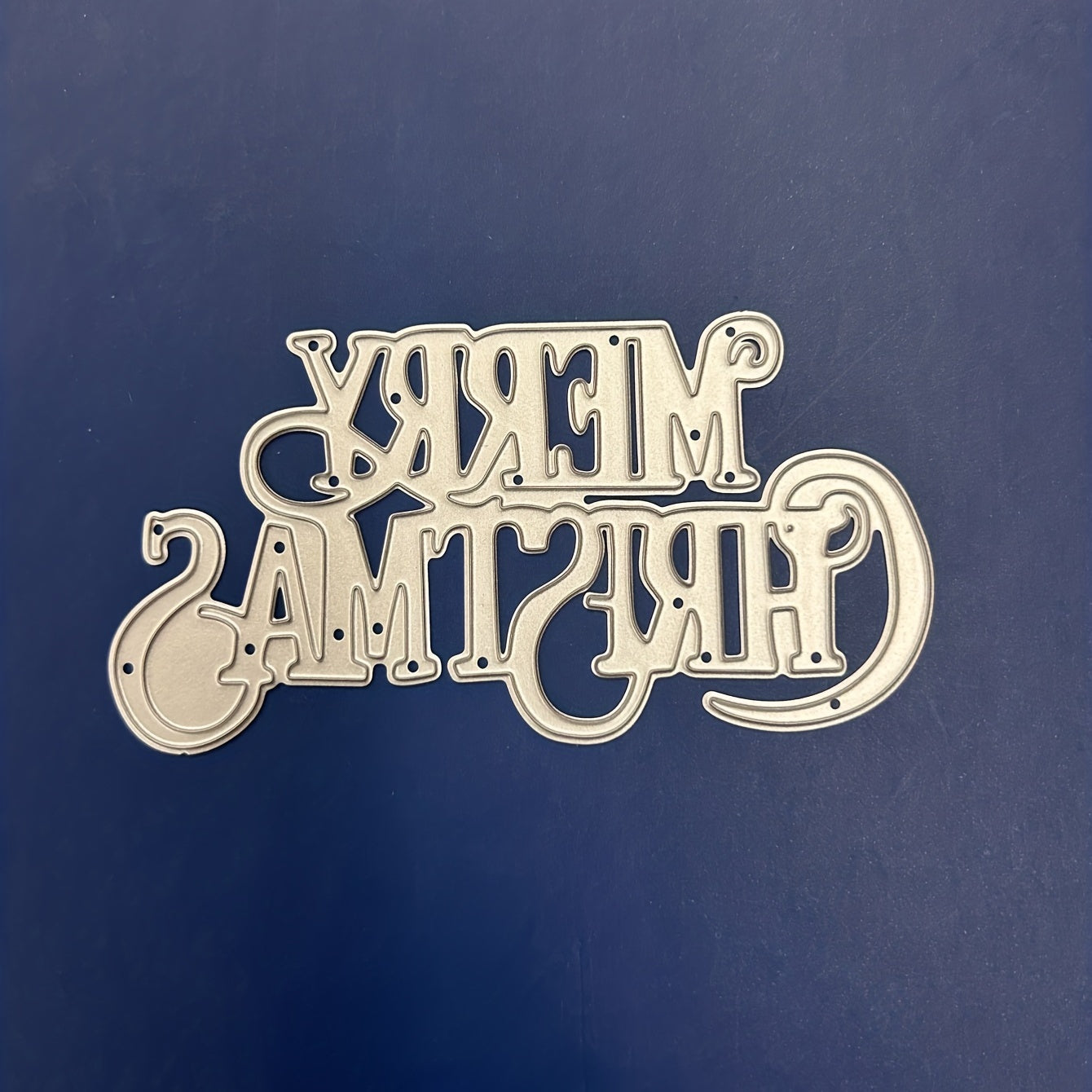 1pc Merry Christmas Cutting Die DIY Metal Embossing Scrapbooking