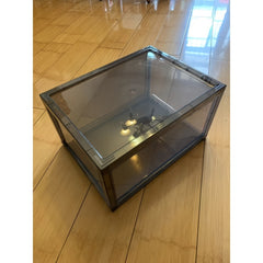 Plastic Shoe Storage Box with Door Dustproof Shoe Collection Display Holder
