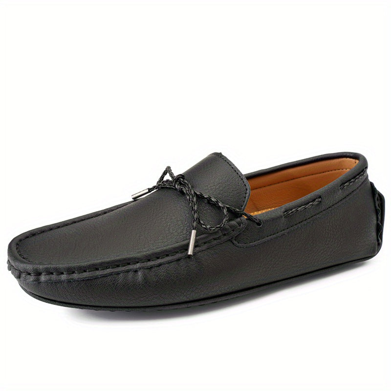 Men's Bowknot Moccasin Loafers Non-slip Driving Shoes