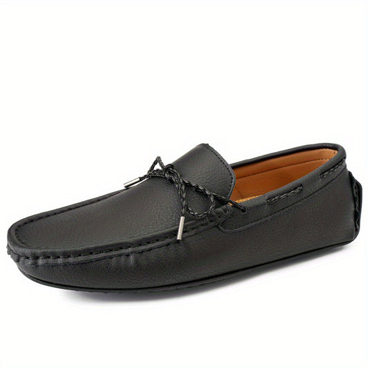 Men's Bowknot Moccasin Loafers Non-slip Driving Shoes