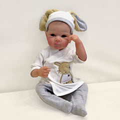 Reborn Baby Bettie Boy Doll Full Vinyl Body Charming Eyes
