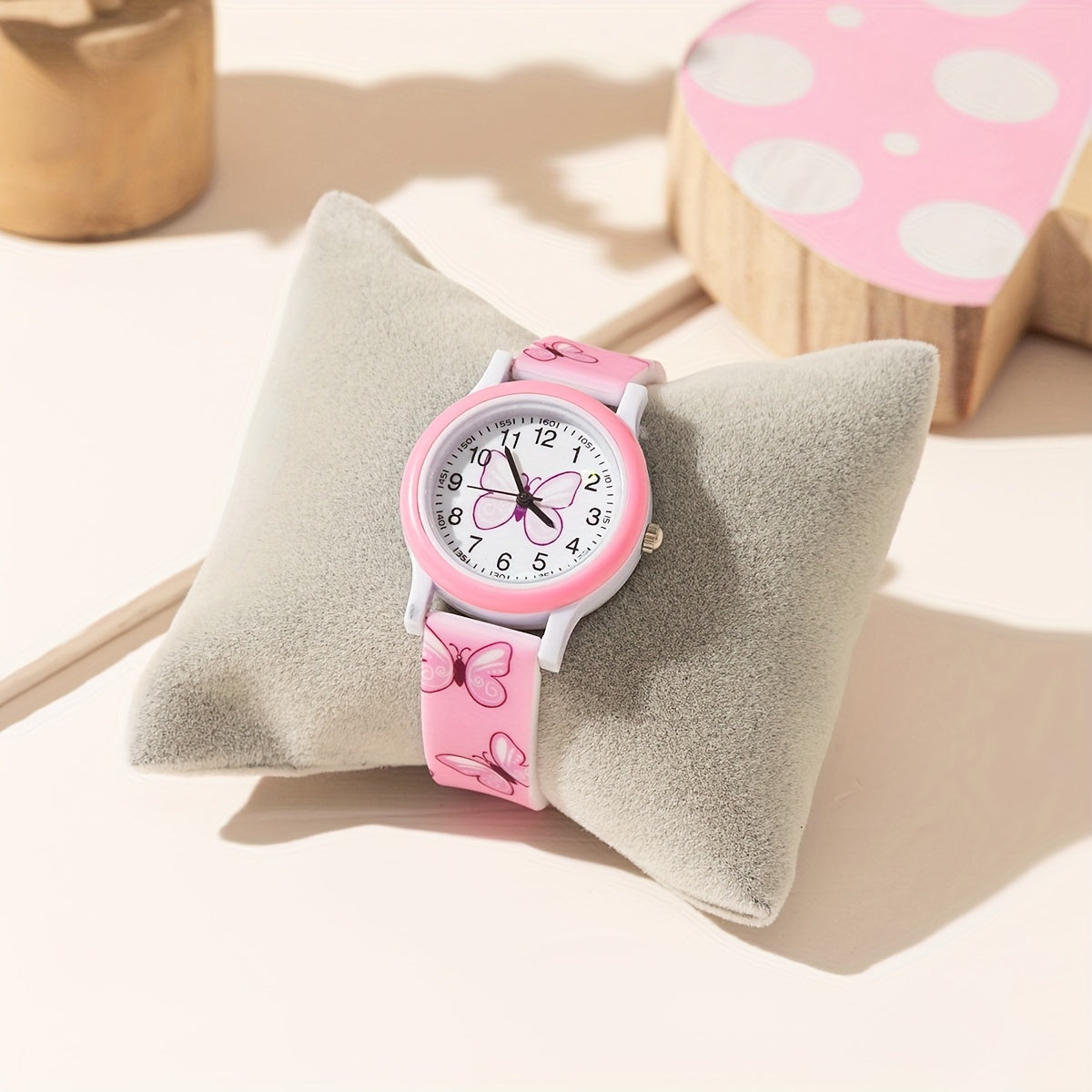 Girls Butterfly Silicone Watch for Party Gift