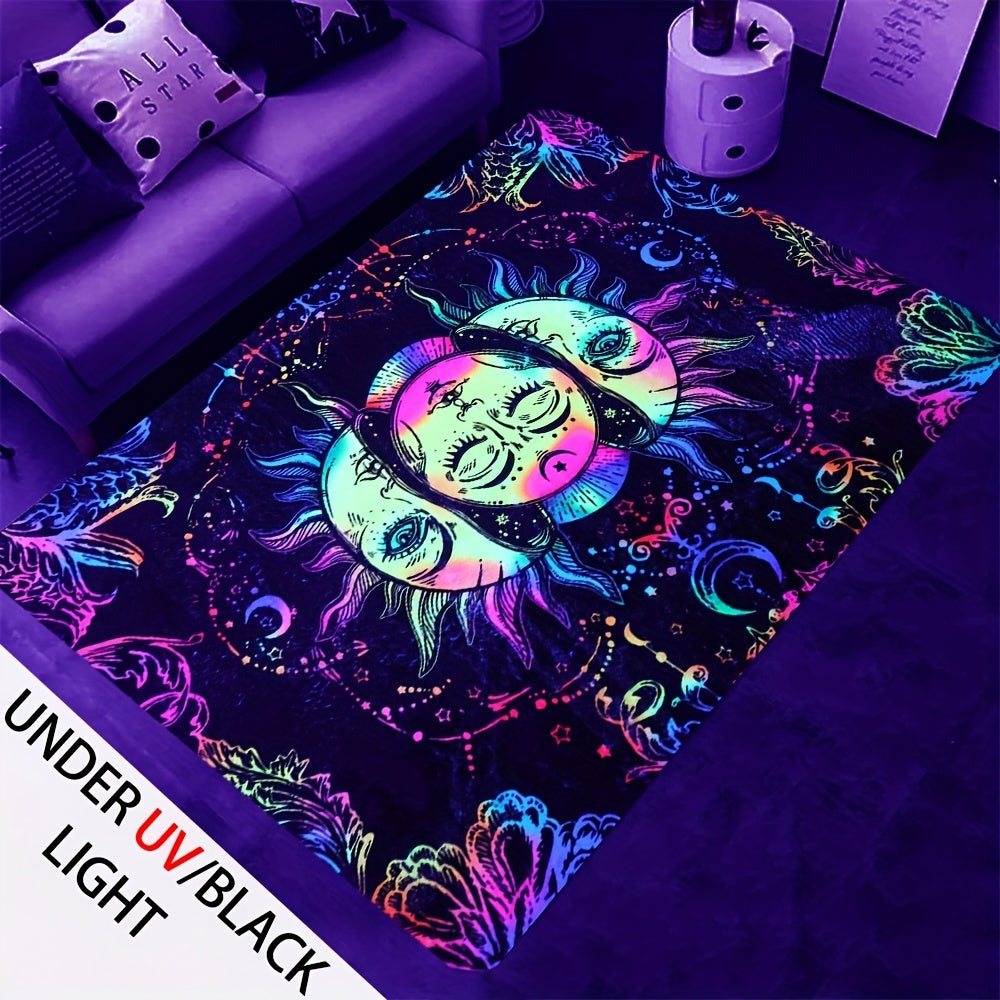 Large 3D Gaming Area Rug Machine Washable Living Room Gamepad Carpet Bedroom