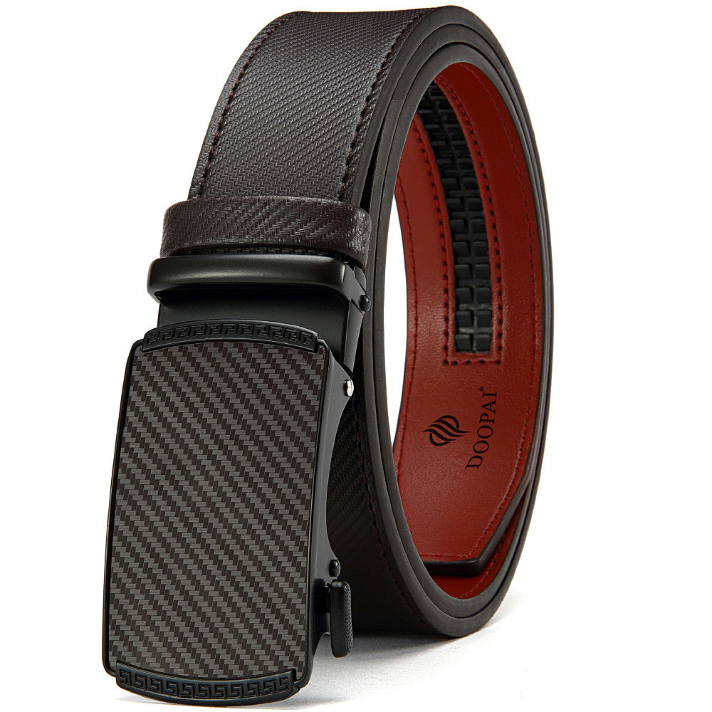 Men's Rivet Synthetic Resin 45cmPU Leather Belt