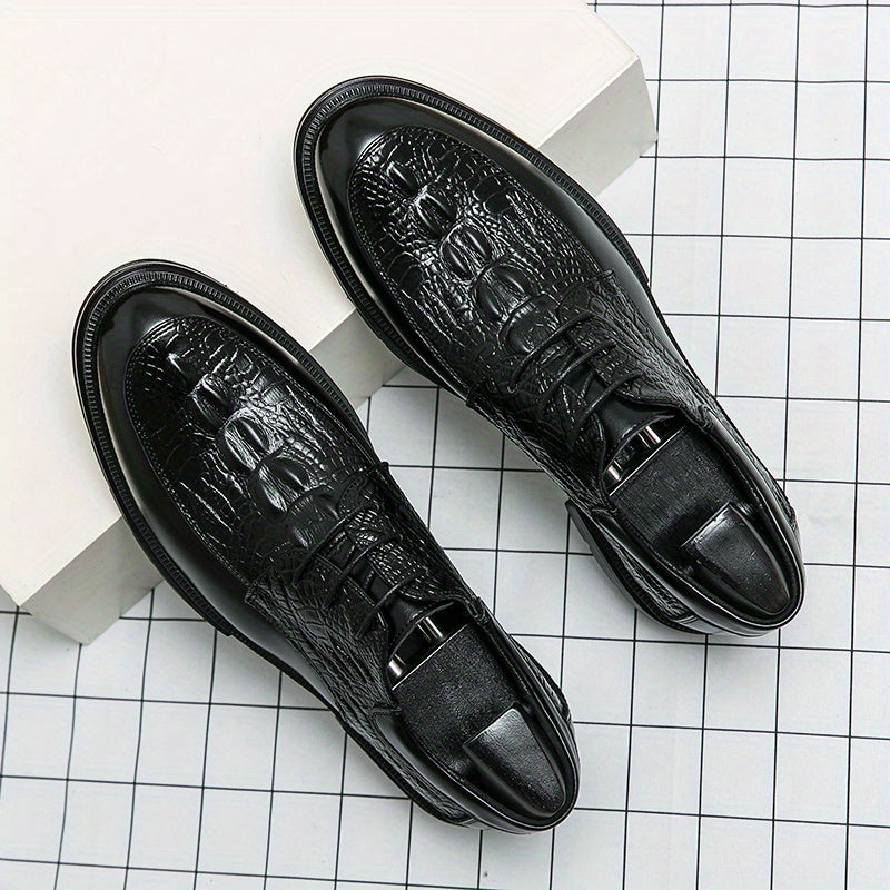 Men's Lace Up Business Casual Shoes Slip Low Top Classic