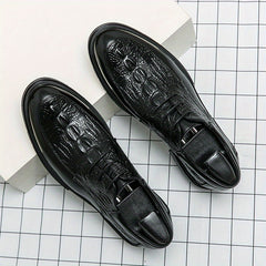 Men's Lace Up Business Casual Shoes Slip Low Top Classic