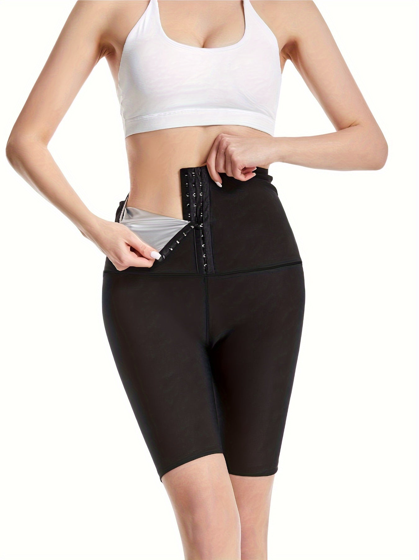 Fitness Sauna Sweat Shorts Active Women's Activewear