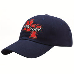 Alphabet Embroidered Sunshade Baseball Cap