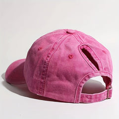 High Ponytail Sun Protection Hat Topless Baseball Cap