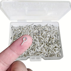 300PCS Small Screw Eye Pins Kit 10x5mm for Arts & Crafts Projects