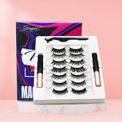 7 Pairs Magnetic Eyelashes Natural Look Easy To Put On, No Glue Needed