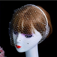 Bridal Veil Mesh Headband Prom Party Wedding Headdress