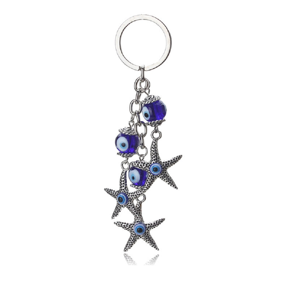 Tree Of Life Evil Eyes Keychain Handcraft Hanging Decor Good Luck Keychain