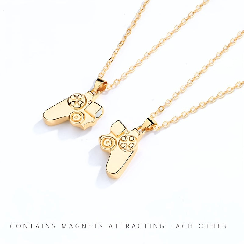 Boys Magnetic BFF Friendship Game Controller Necklaces Kids Accessories