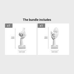 Abstract Character Action Decoration Ornament Home Crafts