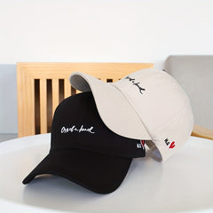 Embroidered Sunshade Hat Outdoor Leisure Baseball Cap