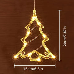 LED Christmas Tree Lights Indoor Window Decoration