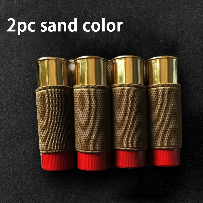2pcs Ammo Storage Hook And Loop 4-hole Shell Holder