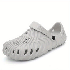 Men's Lightweight Comfy Clogs Hollow Out Non Slip Garden Shoes