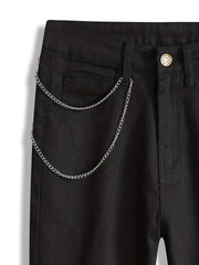 Slim Fit Jeans Mens Casual Stretch Street Style Denim Pants