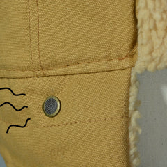 Outdoor Windproof Ear Protection Fleece Lined Warm Hat Men Women