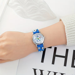 2pcs Football Themed Quartz Watches for Boys - Vibrant Soccer Ball Design