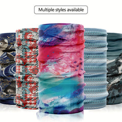 Seamless Bandana Cold Feeling Cycling Mask Windproof Face Scarf