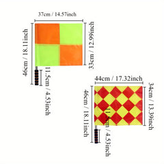Football Referee Flag Kit For Sports Competition