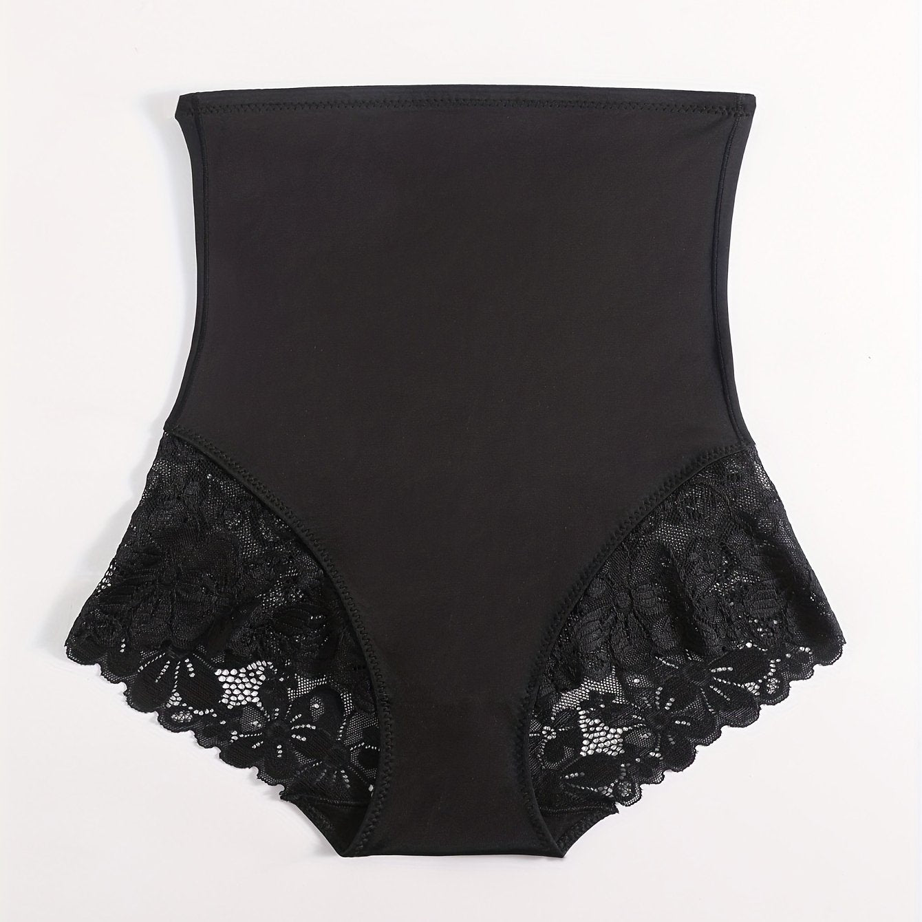 Lace Stitching Shaping Panties High Waist Compression Panties