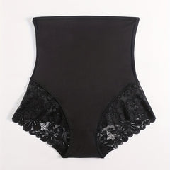 Lace Stitching Shaping Panties High Waist Compression Panties