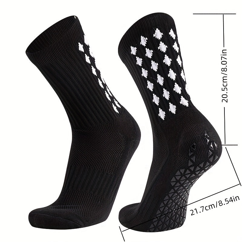 Men's Mid Crew Sport Socks - Sweat Absorbing, Comfy & Breathable Socks
