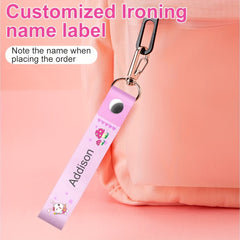 Custom Name Clasp Leather Labels: Wear Resistant, Waterproof, 6pcs