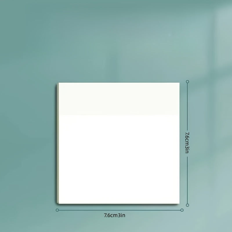 50pcs Transparent Sticky Note Stickers for Students, Stickable Bookmark Stickers