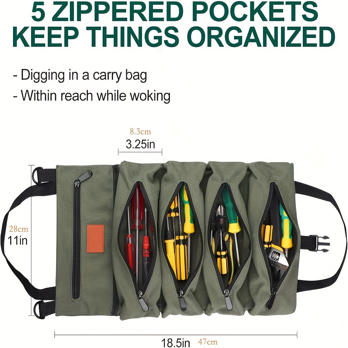 Oxford Cloth Tool Bag Car Tool Bag Portable Car Tool Storage Bag