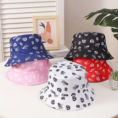 Skull Pattern Fisherman Hat European N Street Hip hop Hat Summer Sun Visor Hat