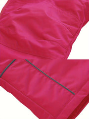 Girls Waterproof Ski Pants with Suspenders - Winter Sports Gift