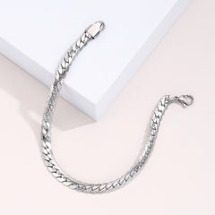 Men's Stainless Steel Cuban Link Bracelet 8 26inch