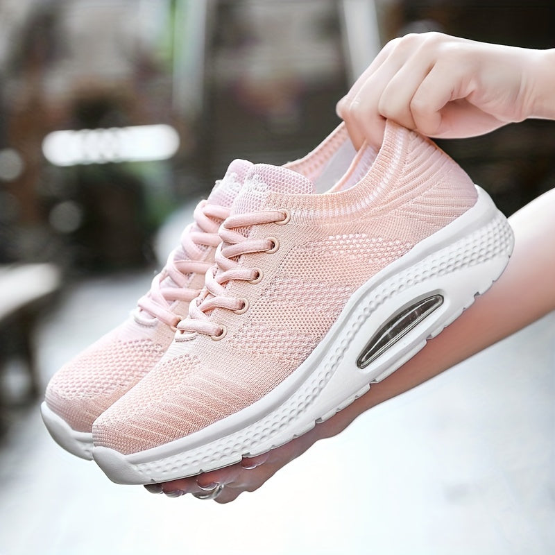 Women's Air Cushion Platform Sneakers Comfortable Running Shoes