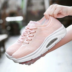 Women's Air Cushion Platform Sneakers Comfortable Running Shoes