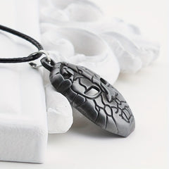 Boy's Ancient Tin Imitating Face Necklace