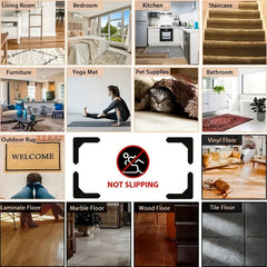 8 High Non-slip Carpet Stickers - Prevent Rugs from Moving