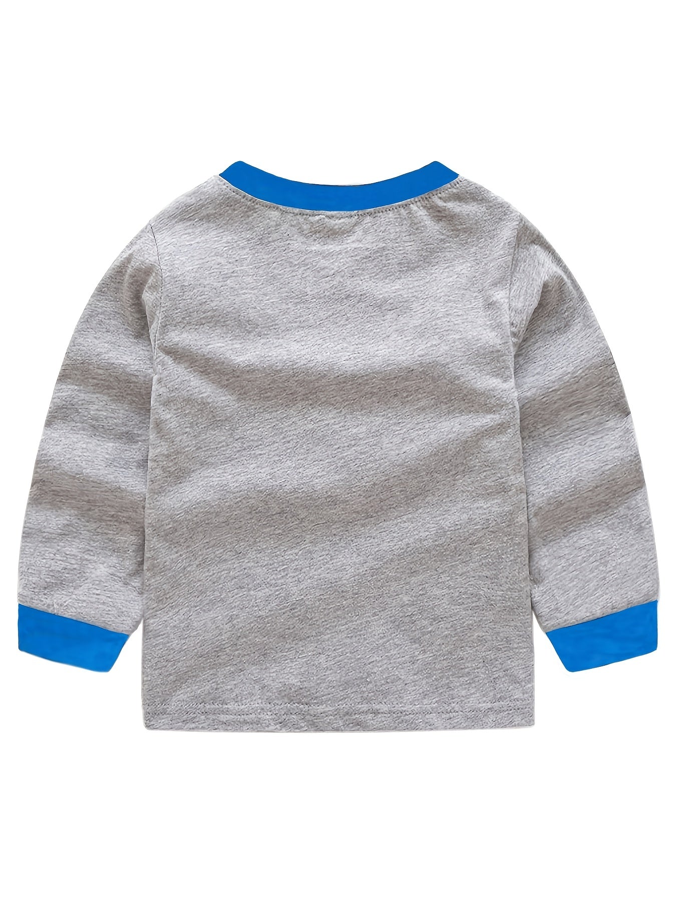 Cartoon Excavator Pajamas Long Sleeved Suit Home Clothes
