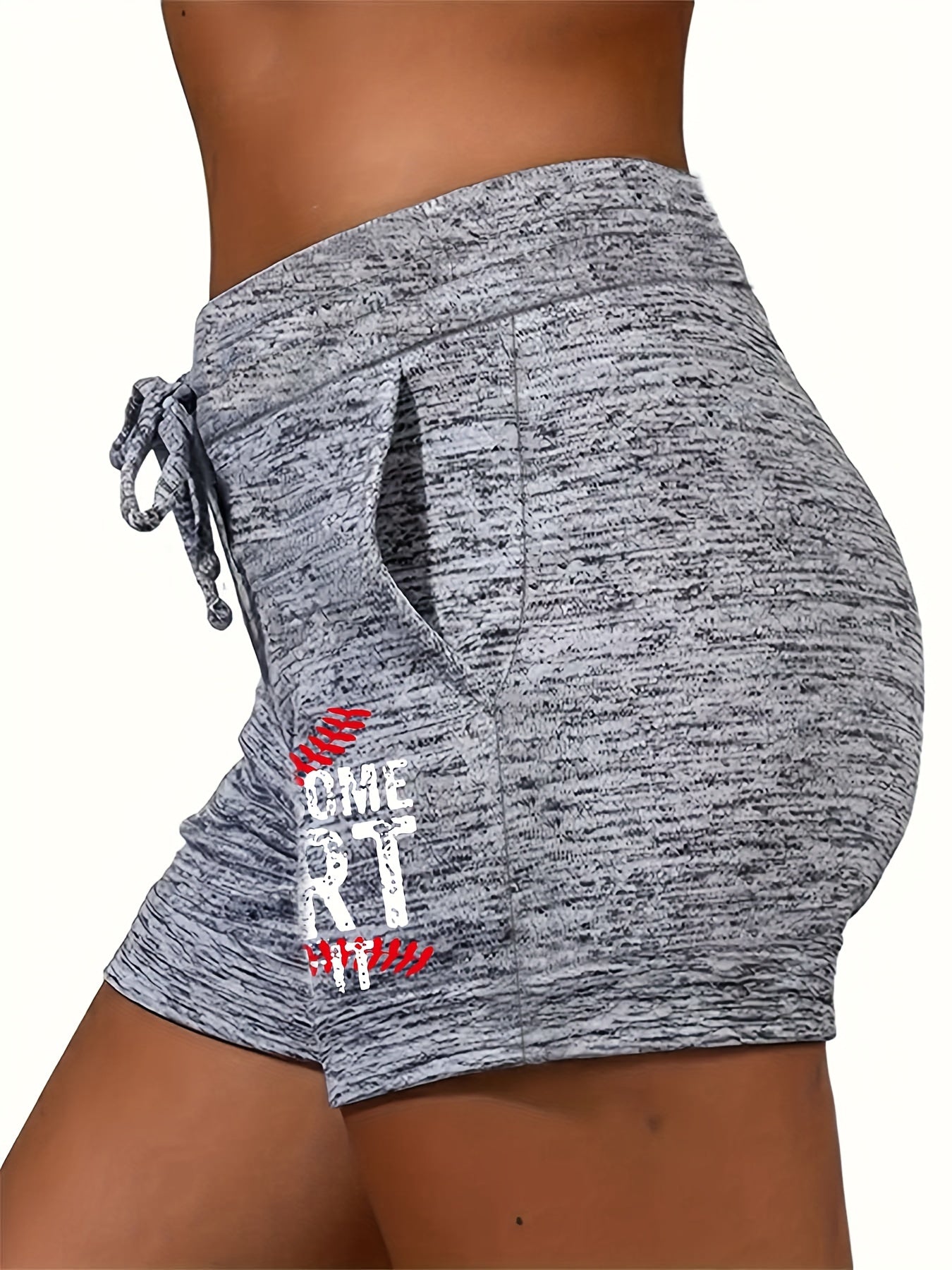 Dirt Print Drawstring Shorts - Summer & Spring Casual Style