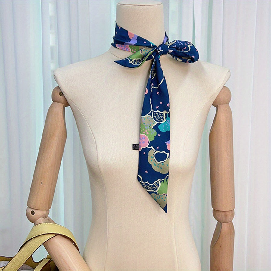 Cloud Sea Star Pattern Ribbon Scarf Headband Neck Wrist Scarf