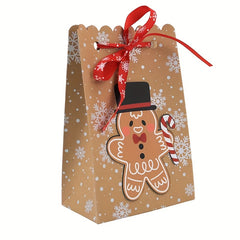Christmas Snowflake Drawstring Gift Bag Small Business Supplies Shopping Bag