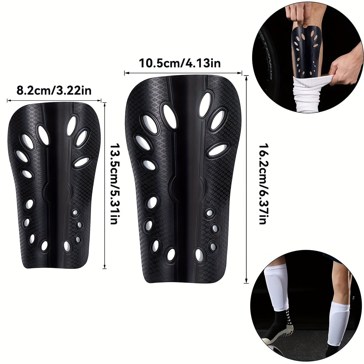 Breathable Soccer Shin Guards Lightweight Football Protective Pad