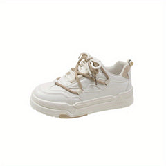 Women's Platform Skate Shoes Low Top Sneakers Comfortable Outdoor Shoes