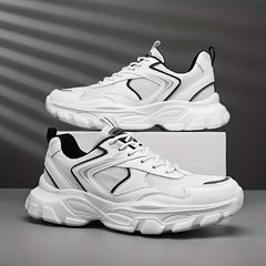 Men's Breathable Mesh Chunky Sneaker Wear-resistant Casual Shoes